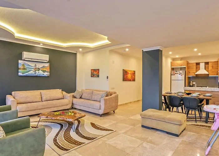 3 Bedroom Luxury With Private Pool Hot Tub Kalkan