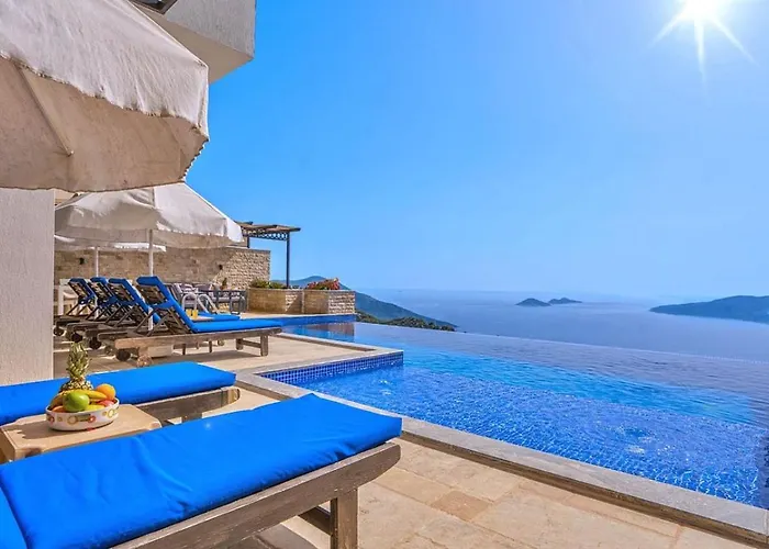 3 Bedroom Luxury With Private Pool Hot Tub * Kalkan